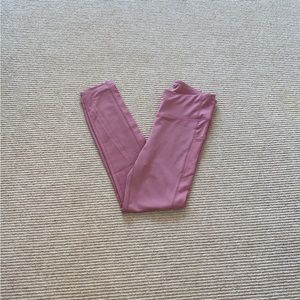 Bebe Sport Leggings Women's Large Pink Stretch Yoga Pants